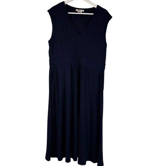 Boden Dark Blue Jersey Odilie Dress - Picture 2 of 8